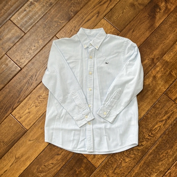 Vineyard Vines Other - Vineyard Vines NWOT Youth Boys S (8-10) Navy/White stripe Oxford